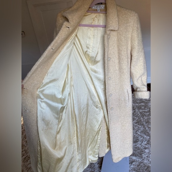 Anne Klein Coat Pennylane Vintage Longline Wool Cottage Quiet Scandi Parisian - Picture 5 of 11